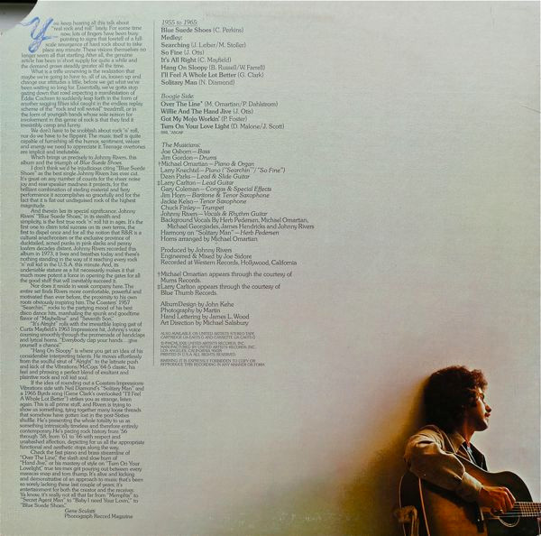 Johnny Rivers - Blue Suede Shoes (LP, Album, All) (Mint (M)) - Image 2