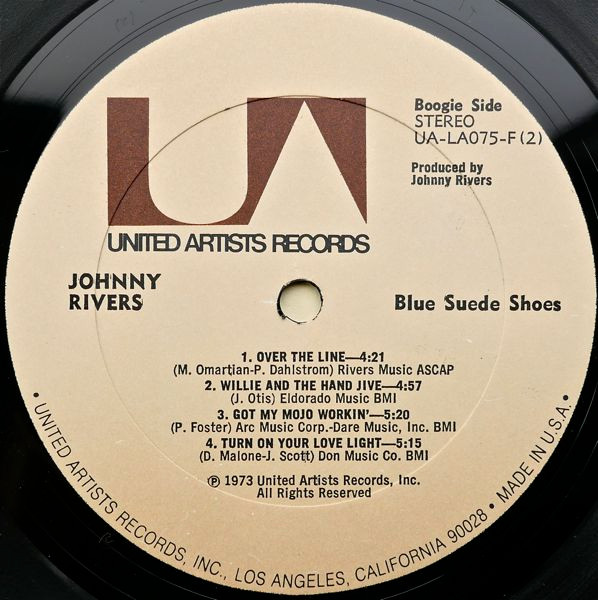 Johnny Rivers - Blue Suede Shoes (LP, Album, All) (Mint (M)) - Image 4