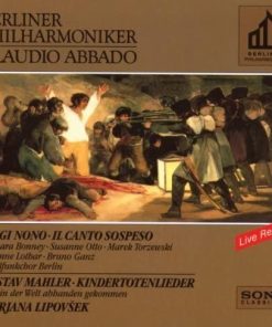 Alternative view of Luigi Nono, Gustav Mahler, Claudio Abbado - Berliner Philharmoniker, Barbara Bonney, Susanne Otto, Marek Torzewski, Susanne Lothar, Bruno Ganz, Rundfunkchor Berlin / Marjana Lipovšek - Nono - Il Canto Sospeso / Mahler - Kindertotenlieder (CD, Album) (Near Mint (NM or M-))