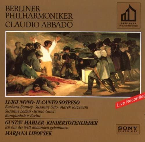 Luigi Nono, Gustav Mahler, Claudio Abbado - Berliner Philharmoniker, Barbara Bonney, Susanne Otto, Marek Torzewski, Susanne Lothar, Bruno Ganz, Rundfunkchor Berlin / Marjana Lipovšek - Nono - Il Canto Sospeso / Mahler - Kindertotenlieder (CD, Album) (Near Mint (NM or M-)) - Image 2