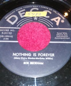 Bob Beckham - Nothing Is Forever / Two Wrongs Don't Make A Right (7", Single) (Very Good (VG))