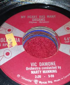Alternative view of Vic Damone - A New Romance In Old Roma (7", Single) (Very Good Plus (VG+))