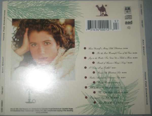 Amy Grant - Home For Christmas (CD, Album, Club) (Near Mint (NM or M-)) - Image 3