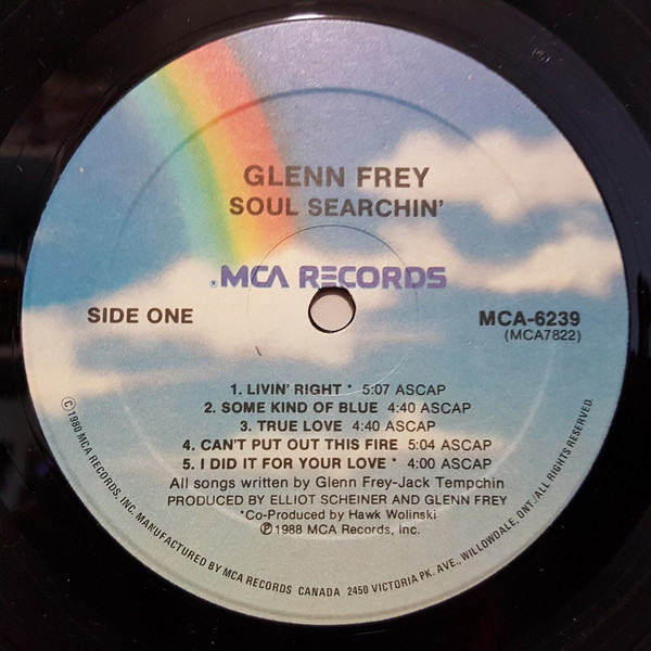 Glenn Frey - Soul Searchin' (LP, Album) (Mint (M)) - Image 3