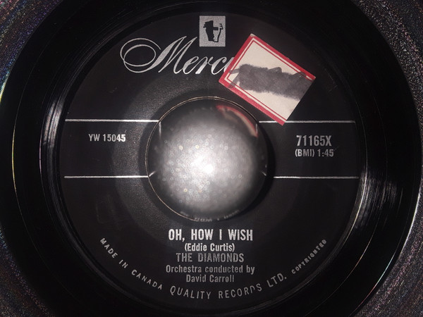 The Diamonds - Oh, How I Wish / Zip Zip (7") (Very Good Plus (VG+))