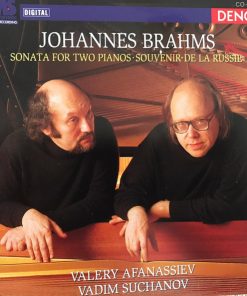 Johannes Brahms, Valery Afanassiev, Vadim Suchanov - Sonata For Two Pianos / Souvenir De La Russie (CD, Comp) (Near Mint (NM or M-))