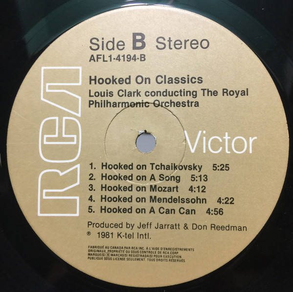 Louis Clark Conducting Royal Philharmonic Orchestra - Hooked On Classics (LP, Album) (Mint (M)) - Image 4