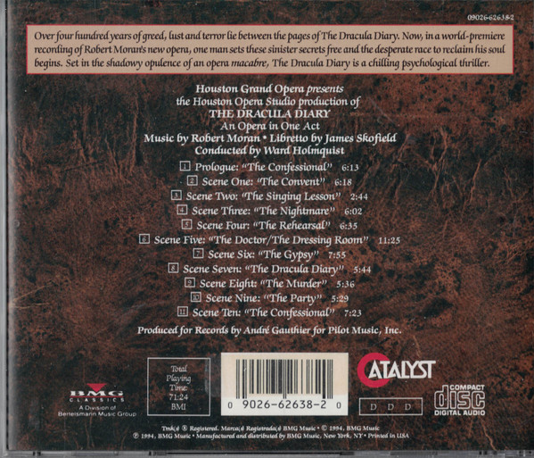 Robert Moran - James Skofield - The Dracula Diary (CD, Album) (Near Mint (NM or M-)) - Image 2