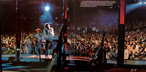 Neil Diamond - Love At The Greek: Recorded Live At The Greek Theatre (2xLP, Album, Gat) (Mint (M)) - Image 2