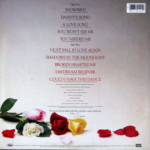 Anne Murray - Anne Murray's Greatest Hits (LP, Comp, Jac) (Mint (M)) - Image 2