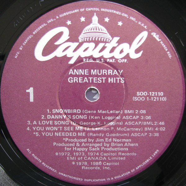 Anne Murray - Anne Murray's Greatest Hits (LP, Comp, Jac) (Mint (M)) - Image 3