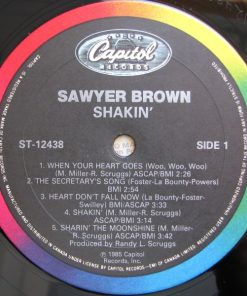 Sawyer Brown - Shakin' (LP, Album) (Mint (M)) - Image 3