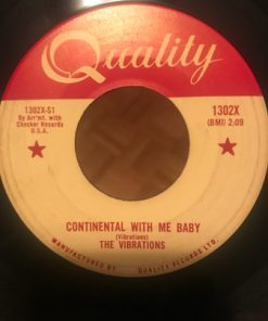 The Vibrations - Continental With Me, Baby / The Junkernoo (7") (Very Good Plus (VG+))