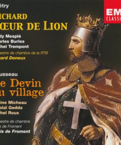 André-Modeste Gretry - Mady Mesplé, Charles Burles, Michel Trempont, Orchestre De Chambre RTBF/BRT, Edgar Doneux / Jean-Jacques Rousseau - Janine Micheau, Nicolai Gedda, Michel Roux, Orchestre De Chambre Louis De Froment, Louis De Froment - Richard Cœur De Lion / Le Devin Du Village (2xCD, Comp, Mono, RM) (Near Mint (NM or M-)) - Image 4