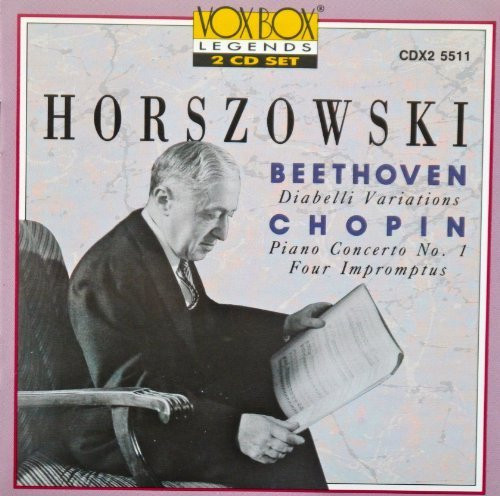 Mieczyslaw Horszowski, Ludwig van Beethoven, Frédéric Chopin - Variations On A Waltz By Diabelli Op. 120 / Concerto No. 1 / Impromptus (2xCD, Comp) (Near Mint (NM or M-))