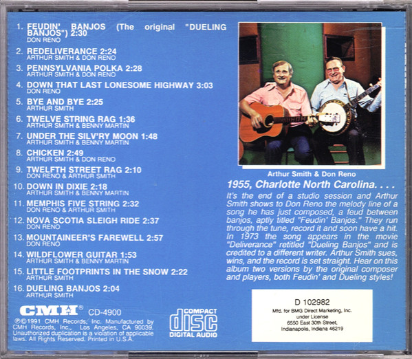 Various - The Original Dueling Banjos (CD, Comp, Club) (Near Mint (NM or M-)) - Image 2