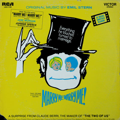 Emil Stern - Marry Me! Marry Me! (Original Soundtrack Recording) (LP) (Mint (M))