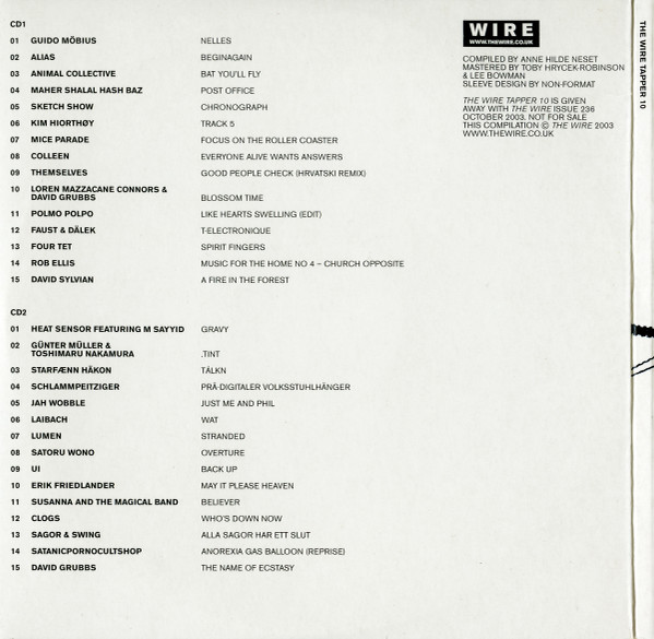 Various - The Wire Tapper 10 (2xCD, Comp) (Near Mint (NM or M-)) - Image 4