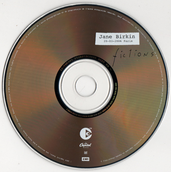 Jane Birkin - Fictions (CD, Album, Copy Prot.) (Near Mint (NM or M-)) - Image 3