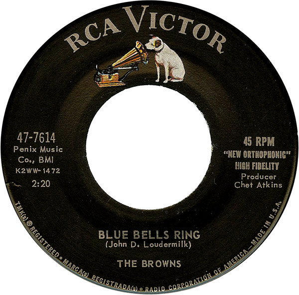 The Browns (3) - Scarlet Ribbons (For Her Hair) (7", Single, Roc) (Near Mint (NM or M-)) - Image 2