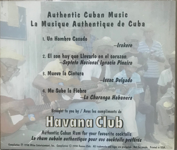 Various - Authentic Cuban Music / La Musique Authentique De Cuba (CD, Comp) (Near Mint (NM or M-)) - Image 3