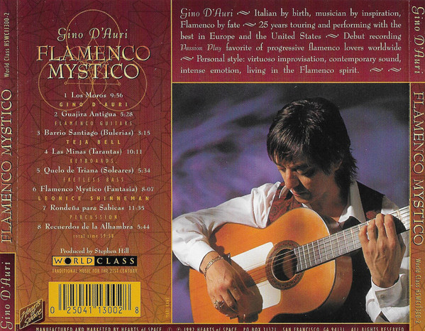 Gino D'Auri - Flamenco Mystico (CD) (Near Mint (NM or M-)) - Image 3