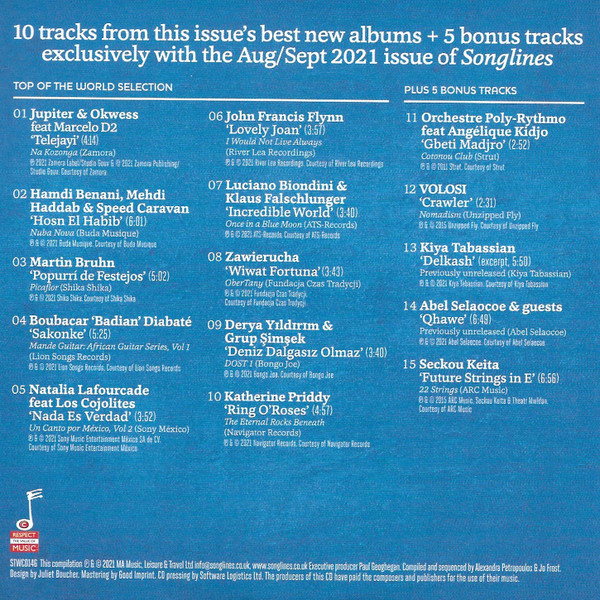 Various - Songlines: Top Of The World 170 (CD, Comp) (Mint (M)) - Image 3