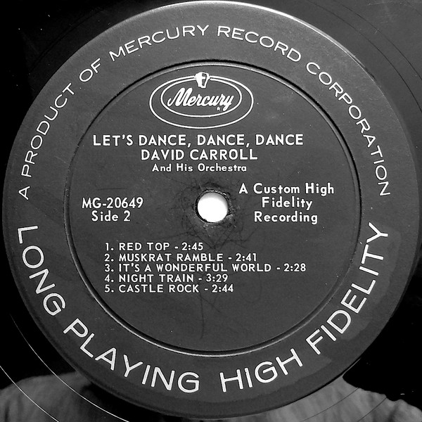David Carroll & His Orchestra - Let's Dance, Dance, Dance (LP, Album, Mono) (Mint (M)) - Image 4