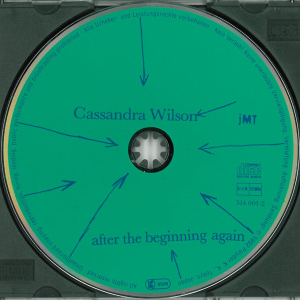 Cassandra Wilson - After The Beginning Again (CD, Album) (Near Mint (NM or M-)) - Image 4