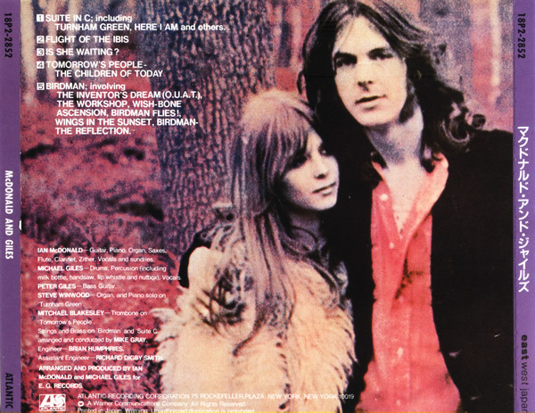 McDonald & Giles - McDonald And Giles (CD, Album, RE) (Mint (M)) - Image 2
