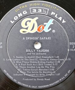 Billy Vaughn And His Orchestra - A Swingin' Safari (LP, Album, Mono) (Mint (M)) - Image 3