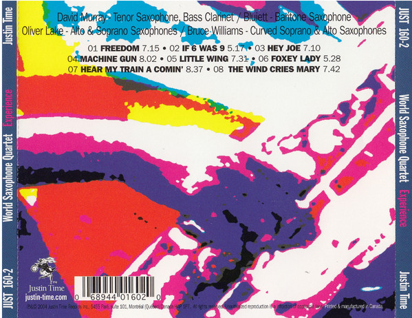 World Saxophone Quartet - Experience (CD, Album) (Near Mint (NM or M-)) - Image 2