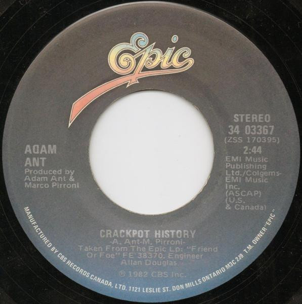 Adam Ant - Goody Two Shoes (7", Single) (Near Mint (NM or M-)) - Image 2
