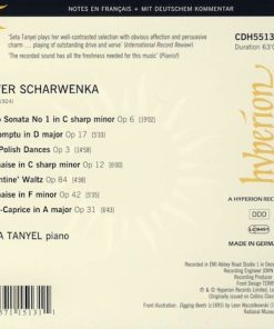Alternative view of Xaver Scharwenka, Seta Tanyel - Piano Music - 1 (CD, Album, RE) (Near Mint (NM or M-))