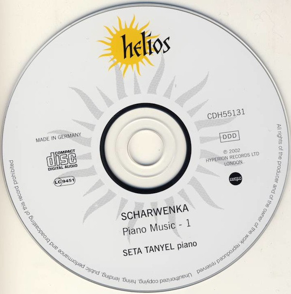 Xaver Scharwenka, Seta Tanyel - Piano Music - 1 (CD, Album, RE) (Near Mint (NM or M-)) - Image 3