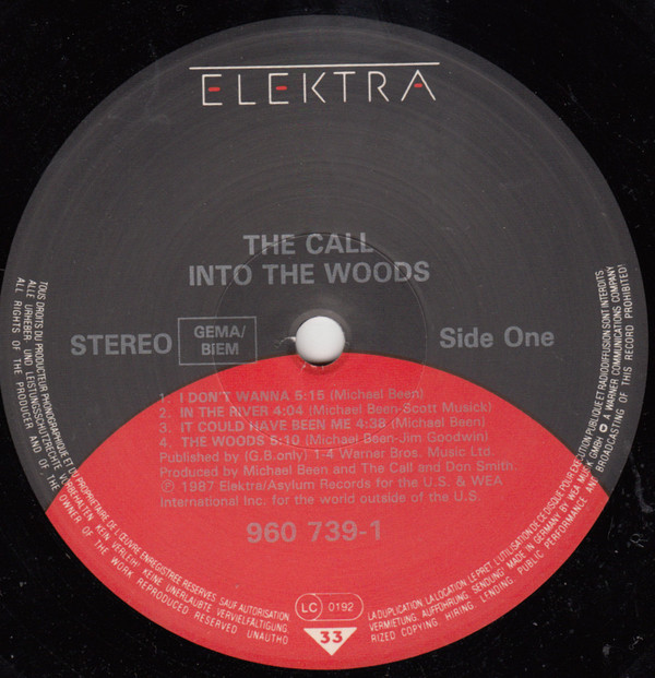 The Call - Into The Woods (LP, Album) (Mint (M)) - Image 4