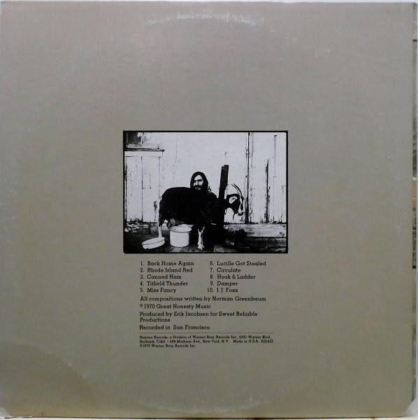 Norman Greenbaum - Back Home Again (LP, Album, Ter) (Mint (M)) - Image 2