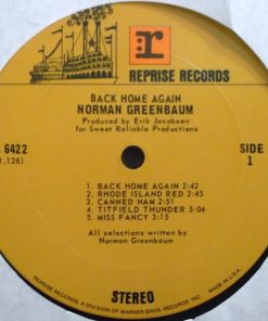 Norman Greenbaum - Back Home Again (LP, Album, Ter) (Mint (M)) - Image 5