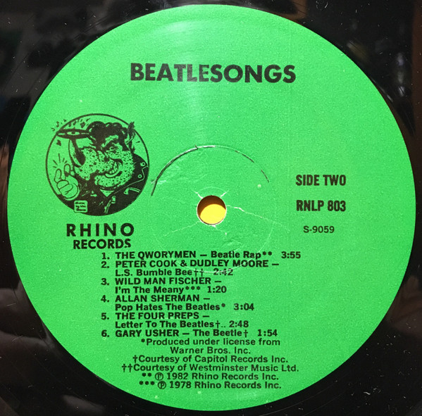 Various - Beatlesongs! (The Best Of The Beatles Novelty Records) (LP, Comp) (Mint (M)) - Image 4