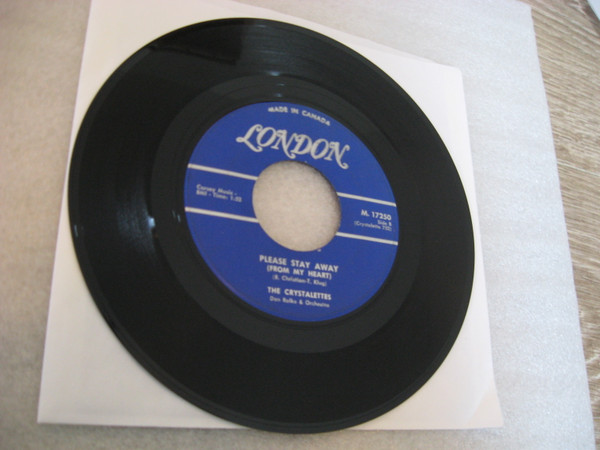 The Crystalettes - Shy Guy (7", Single) (Very Good Plus (VG+)) - Image 3