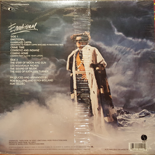 Falco - Emotional (LP, Album) (Mint (M)) - Image 2