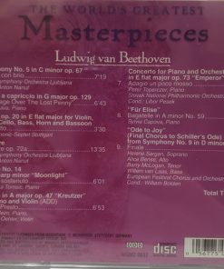 Alternative view of Ludwig van Beethoven - The World's Greatest Masterpieces (CD, Comp) (Near Mint (NM or M-))