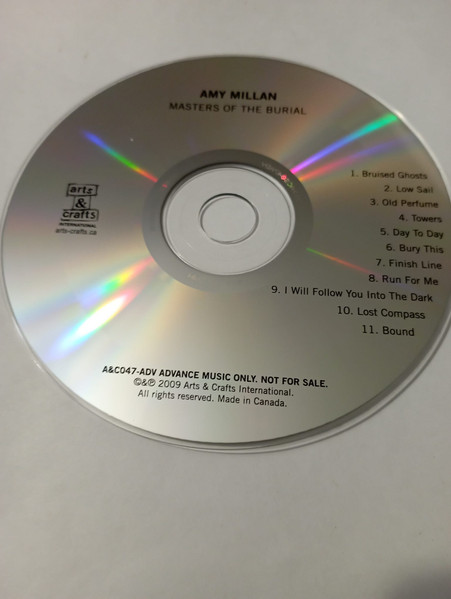 Amy Millan - Masters Of The Burial (CD, Advance, Album, Promo) (Near Mint (NM or M-)) - Image 4
