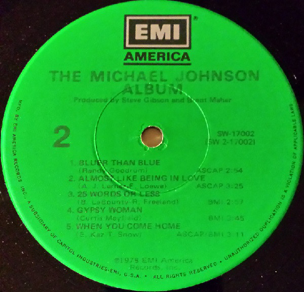 Michael Johnson (5) - The Michael Johnson Album (LP, Album, Jac) (Mint (M)) - Image 4