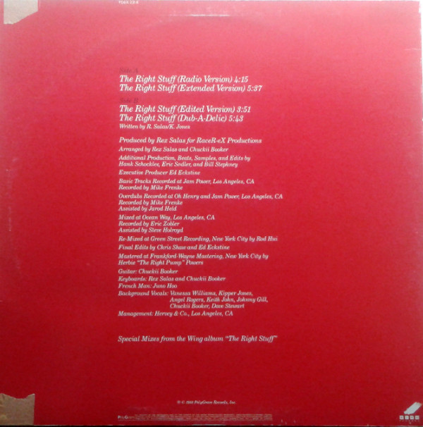 Vanessa Williams - The Right Stuff (12") (Mint (M)) - Image 2