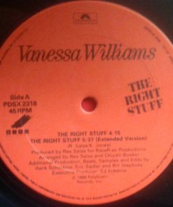Vanessa Williams - The Right Stuff (12") (Mint (M)) - Image 3