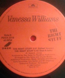 Vanessa Williams - The Right Stuff (12") (Mint (M)) - Image 4