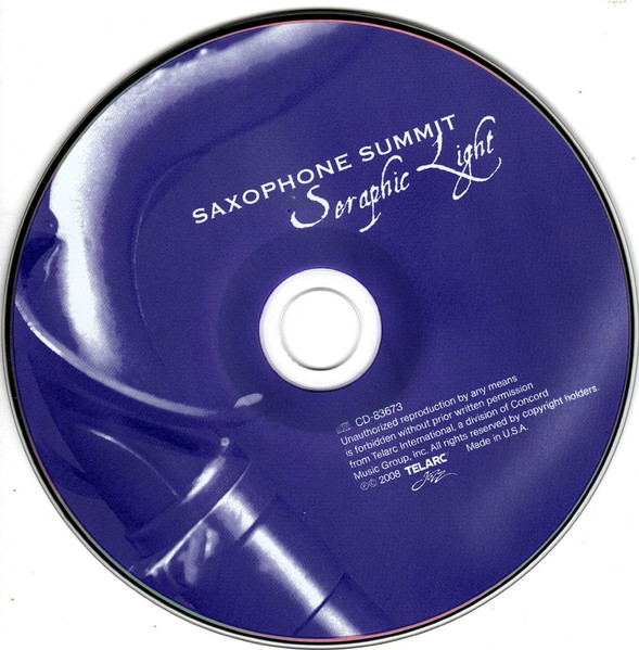 Joe Lovano, David Liebman, Ravi Coltrane : Saxophone Summit - Seraphic Light (CD, Album) (Near Mint (NM or M-)) - Image 4