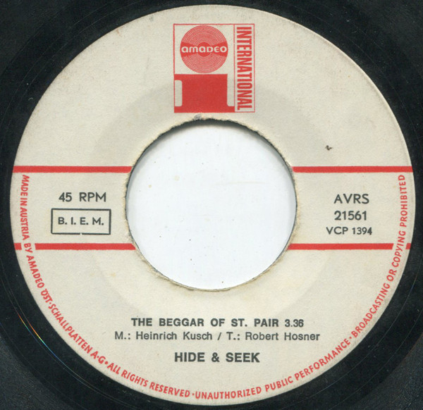 Hide & Seek (4) - The Beggar Of St. Pair / Riven Street (7", Single) (Near Mint (NM or M-)) - Image 3