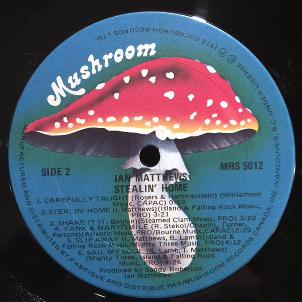 Iain Matthews - Stealin' Home (LP, Album) (Mint (M)) - Image 4